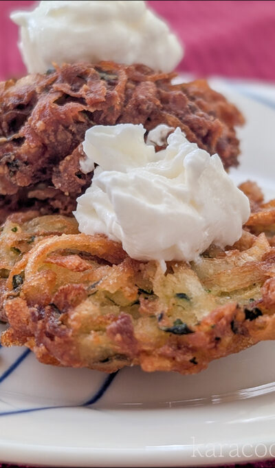 Zucchini-Potato Latkes