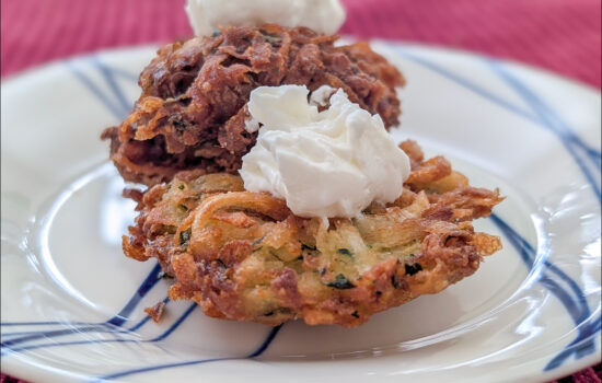 Zucchini-Potato Latkes