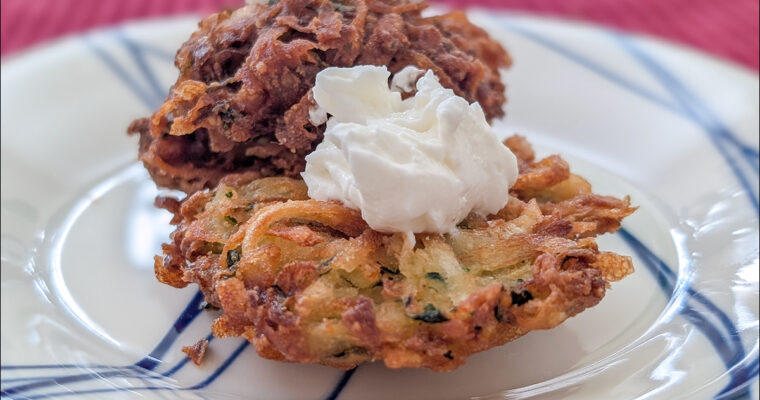 Zucchini-Potato Latkes